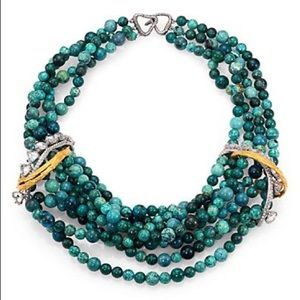 Alexis Bittar Chrysocolla Necklace